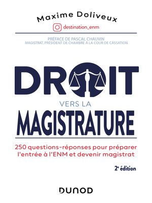 cover image of Droit vers la magistrature